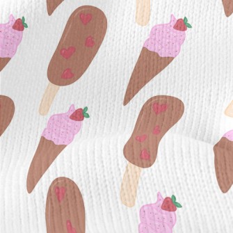 Chocolate Strawberry Ice Cream Stretch Jersey