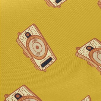 Vintage Retro Camera Midweight Cotton Poplin