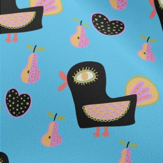 Folk Style Bird Chiffon