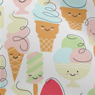 Smiley Face Ice Cream Chiffon