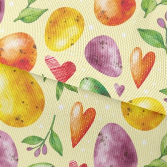 Watercolor Easter Eggs Waterproof Oxford