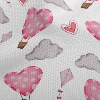 Valentine&#39;s Day Love Hot A Athletic Mesh Flat Back
