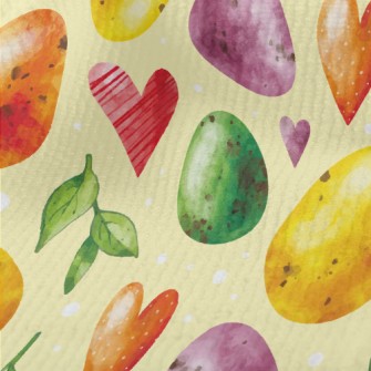 Watercolor Easter Eggs Terry