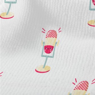 Pink Cartoon Microphone Terry