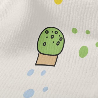 Cartoon Dessert Pattern Terry