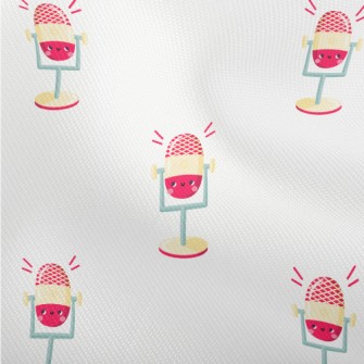 Pink Cartoon Microphone Dobby