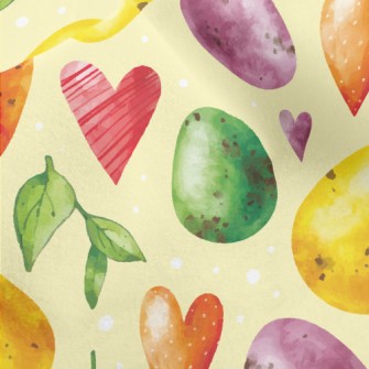 Watercolor Easter Eggs Micro Fleece