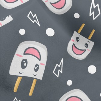 Happy Face Plug Micro Fleece