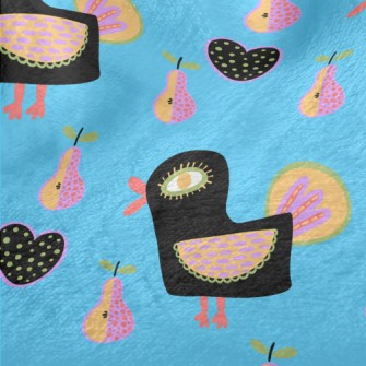 Folk Style Bird Minky