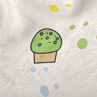 Cartoon Dessert Pattern Minky