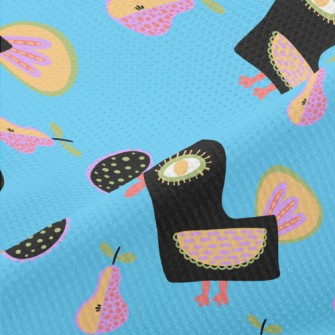 Folk Style Bird Piqué