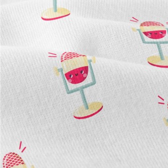 Pink Cartoon Microphone Modern Jersey