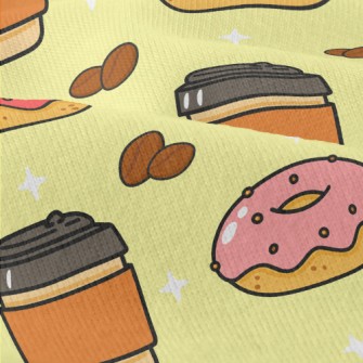 Pink Donut And Coffee Modern Jersey