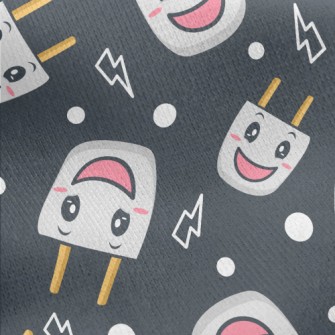 Happy Face Plug Jersey Backed Fleece