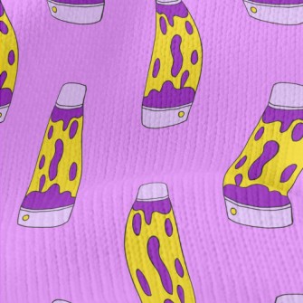 Cartoon Doodle Lava Lamp Stretch Jersey