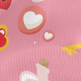 Love Key And Lock Stretch Jersey