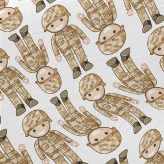 Children&#39;s Soldier Toys Midweight Cotton Poplin