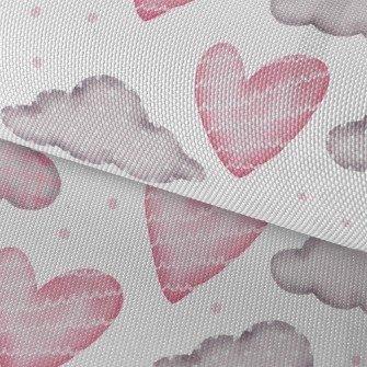 Wave Love Dot Cloud Waterproof Oxford