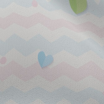 Soft Wavy Heart Chiffon