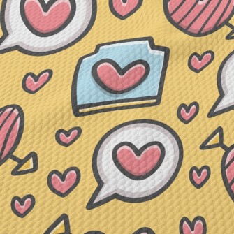 Dialog Heart Birdseye Piqué