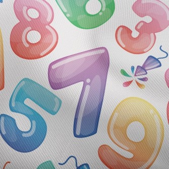 Colorful Balloon Numbers Dobby