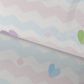 Soft Wavy Heart Waterproof Oxford