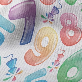 Colorful Balloon Numbers Terry