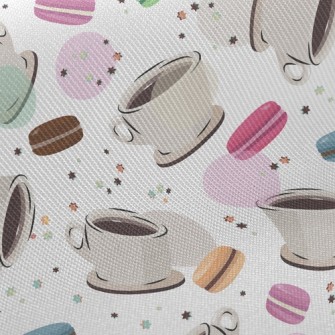 Coffee With Macarons Twill