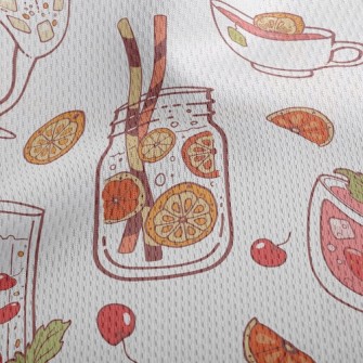 Cooling Fruit Tea Athletic Mesh Flat Back