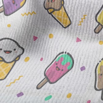 Colorful And Cute Ice Cream Terry