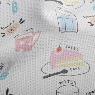 Cake Afternoon Tea Athletic Mesh Flat Back