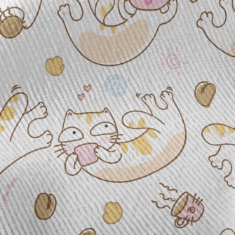 Funny Expression Cat Standard Corduroy