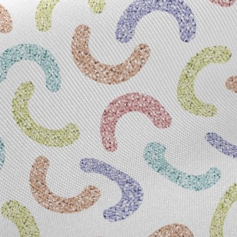 Shiny Sequins Curved Twill