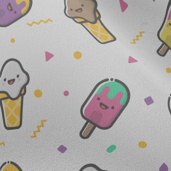 Colorful And Cute Ice Cream Chiffon