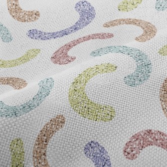 Shiny Sequins Curved Performance Linen