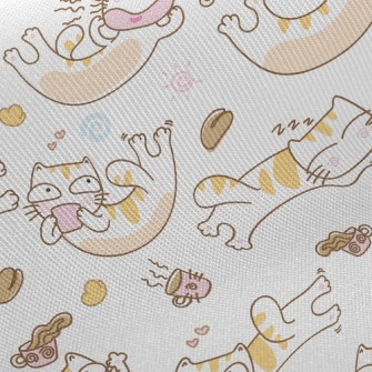 Funny Expression Cat Twill