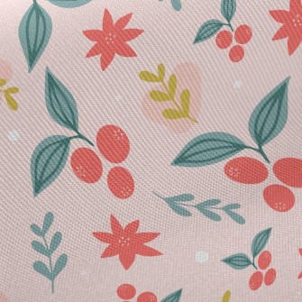 Cartoon Cherry Tree Twill
