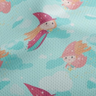 Beautiful Little Fairy Athletic Mesh Flat Back