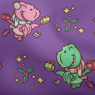 Excited Christmas Dinosaurs Dobby