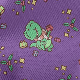 Excited Christmas Dinosaurs Standard Corduroy