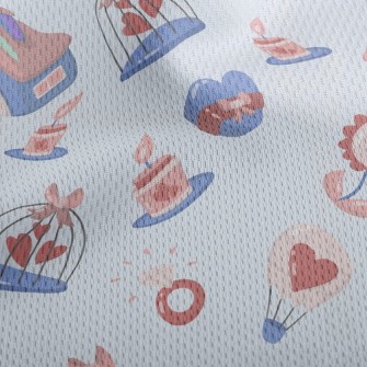 Love Nest Decorations Athletic Mesh Flat Back