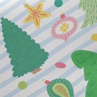 Childlike Christmas Tree Twill