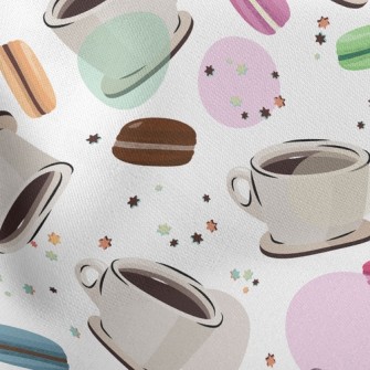 Coffee With Macarons Stretch Ponte