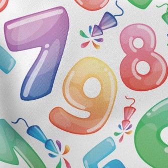 Colorful Balloon Numbers Stretch Ponte
