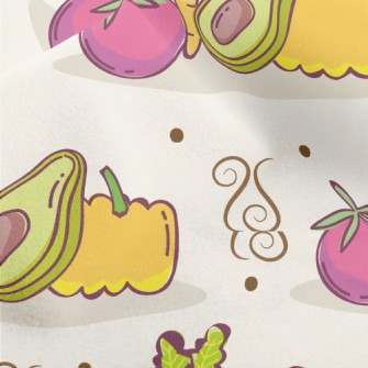 Fruit And Vegetable Arranging  Micro Fleece
