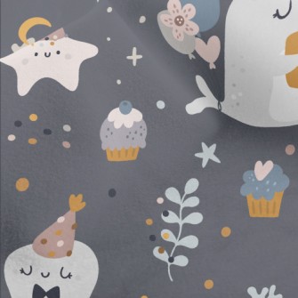 Cute Whale Holding Gift Micro Fleece
