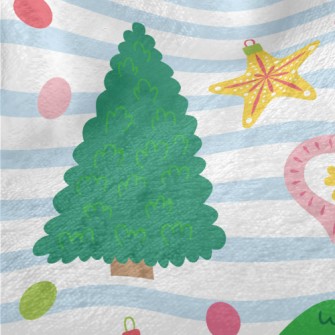 Childlike Christmas Tree Minky