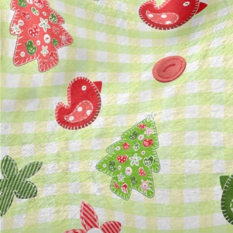 Patchwork Style Bird Minky