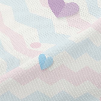 Soft Wavy Heart Piqué