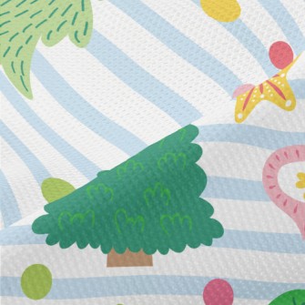 Childlike Christmas Tree Piqué